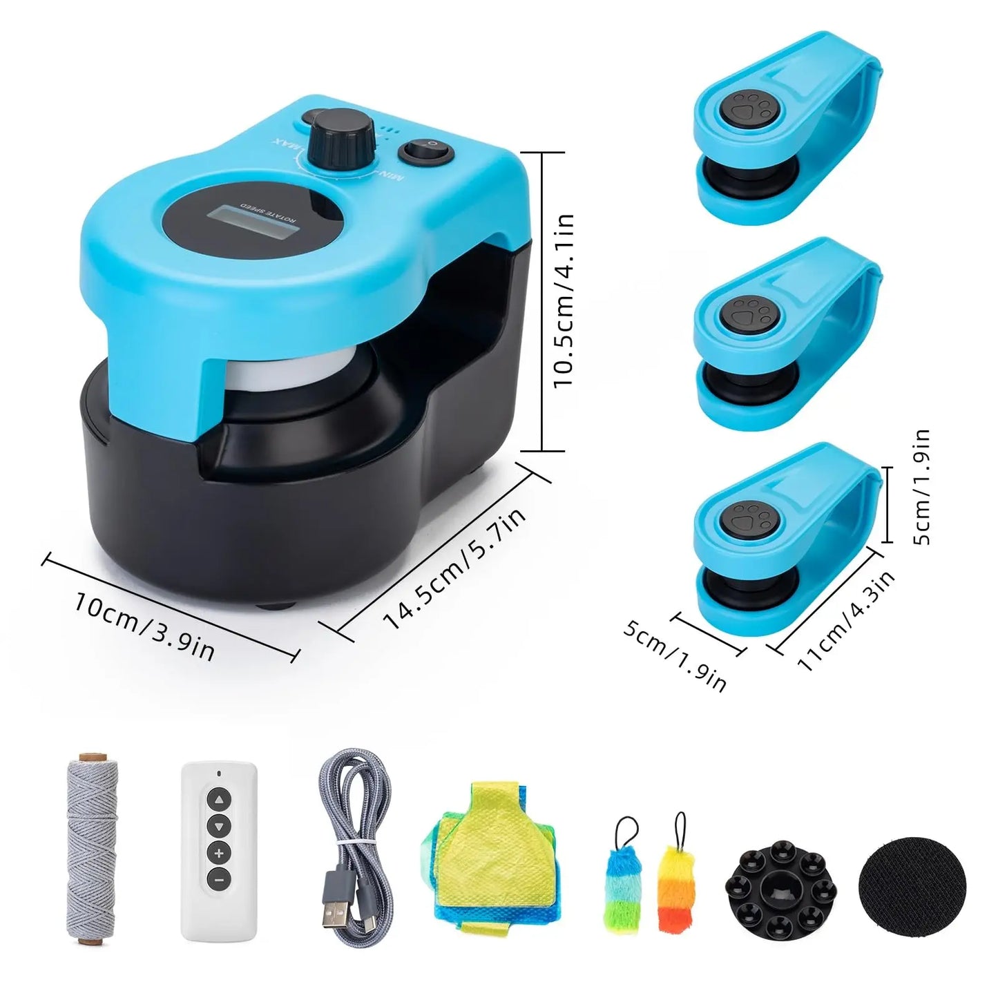 Smart Cat Toys for Indoor Cats Interactive Cat Toy Wheel Exerciser New Cat Treadmill for Adjustable Speed Simulated Hunting Toy